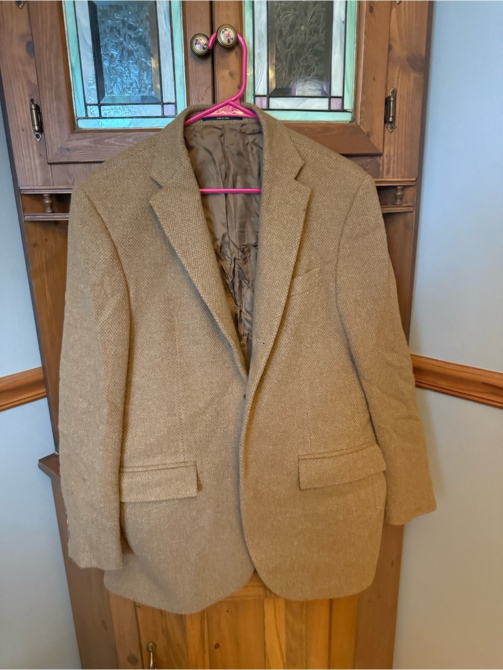 VTG Polo Ralph Lauren Made in Italy 100% Virgin Wool Blazer Sport Coat 40R